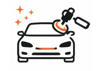 Car Polish And ceramic Icon