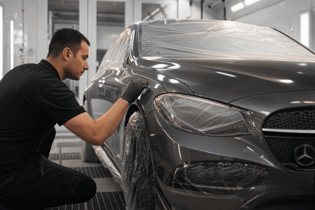 ow long does auto body paint take to dry